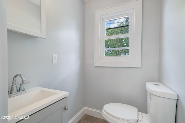 101 Broad St, Matawan, NJ 07747 - bathroom with vanity and tile patterned floors