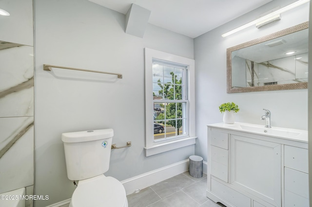 101 Broad St, Matawan, NJ 07747 - bathroom with vanity, tile patterned flooring, and a shower