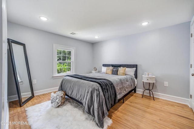 101 Broad St, Matawan, NJ 07747 - bedroom featuring light wood-type flooring and recessed lighting