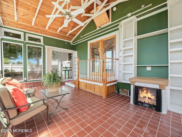 962 Columbus Dr, Brick, NJ 08724 - view of patio / terrace with a ceiling fan
