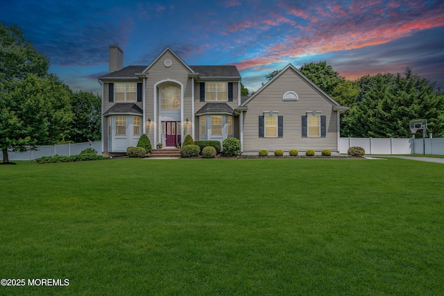 1667 Kalvel Ct, Toms River, NJ 08755 - view of front of house with a chimney