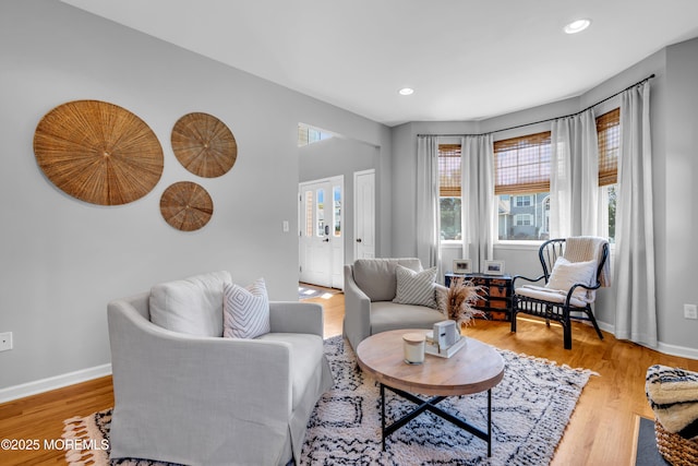 1667 Kalvel Ct, Toms River, NJ 08755 - living room featuring light wood-style flooring and recessed lighting