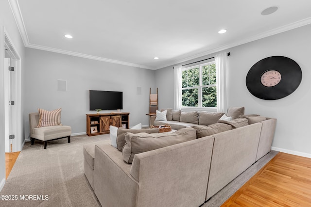 1667 Kalvel Ct, Toms River, NJ 08755 - living area with recessed lighting and ornamental molding