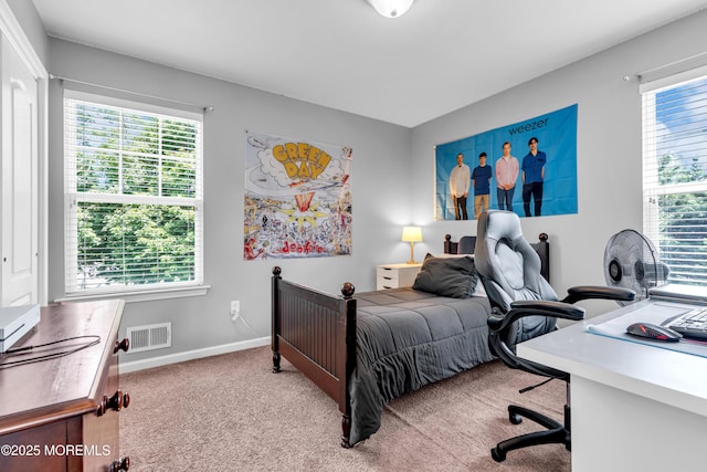 1667 Kalvel Ct, Toms River, NJ 08755 - bedroom with multiple windows, a desk, and carpet floors