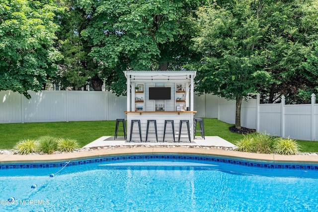1667 Kalvel Ct, Toms River, NJ 08755 - view of swimming pool with a fenced backyard