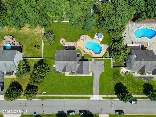1667 Kalvel Ct, Toms River, NJ 08755 - drone / aerial view of a pool area