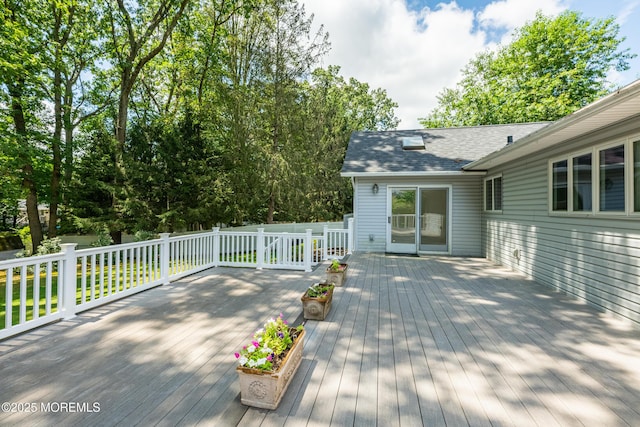10 Locust Grove Ln, Manalapan, NJ 07726 - view of wooden deck