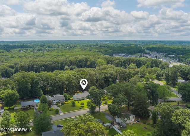 10 Locust Grove Ln, Manalapan, NJ 07726 - drone / aerial view of a heavily wooded area