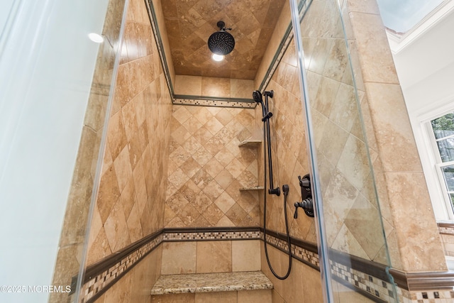 95 Linden Ave, West Long Branch, NJ 07764 - bathroom with a tile shower