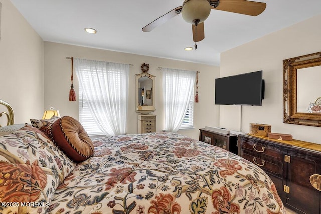 8 Yellowstone Ln, Howell, NJ 07731 - bedroom featuring ceiling fan and recessed lighting
