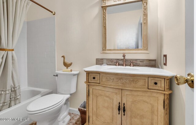 8 Yellowstone Ln, Howell, NJ 07731 - full bath featuring vanity and shower / tub combo with curtain