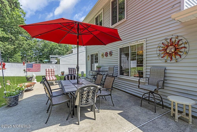 8 Yellowstone Ln, Howell, NJ 07731 - view of patio featuring outdoor dining space