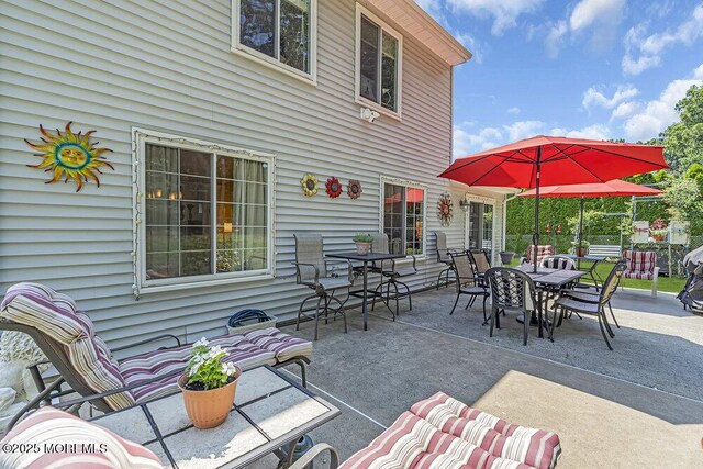 8 Yellowstone Ln, Howell, NJ 07731 - view of patio featuring outdoor dining space