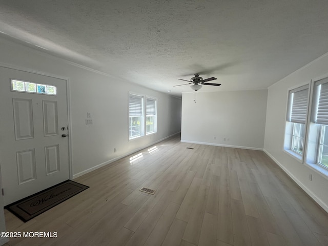 191 US Highway 9 Unit 14, Englishtown, NJ 07726 - entryway featuring wood finished floors, ceiling fan, and a textured ceiling