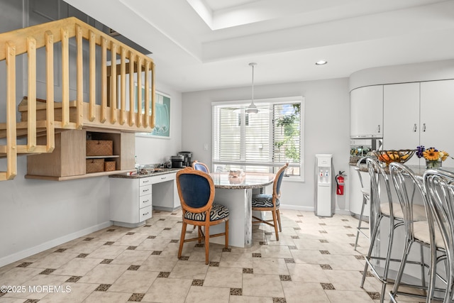 7 Wallace Ave, Oakhurst, NJ 07755 - dining space featuring built in study area and recessed lighting