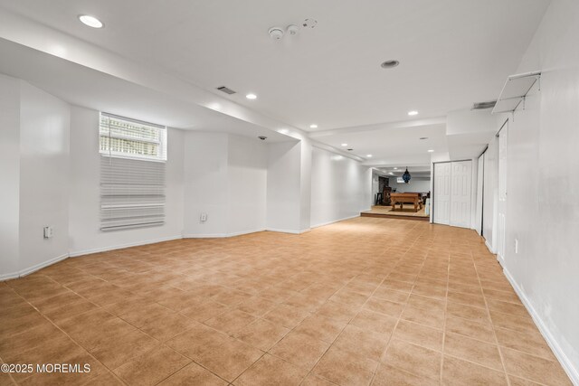 7 Wallace Ave, Oakhurst, NJ 07755 - basement featuring recessed lighting and baseboards