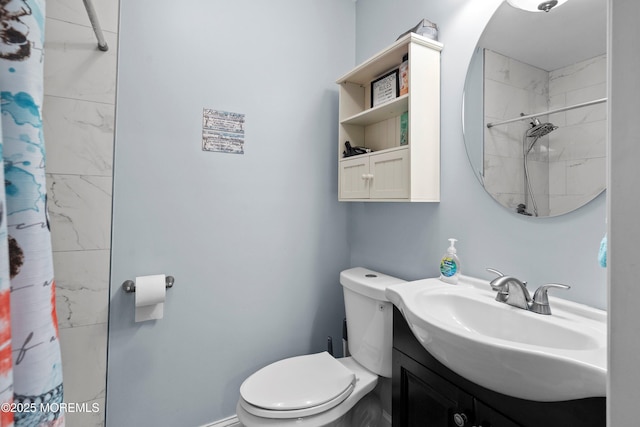 410 Jamaica Blvd, Toms River, NJ 08757 - bathroom with vanity and curtained shower
