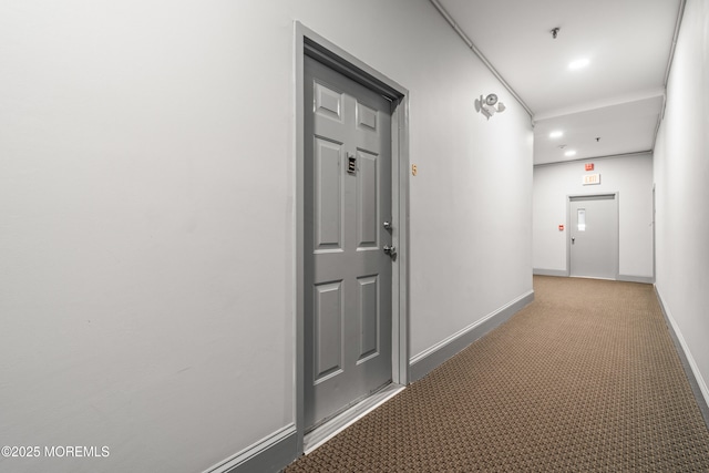 4 Ocean Ave Unit 5, Ocean Grove, NJ 07756 - hall with carpet floors and recessed lighting