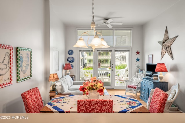 4 Ocean Ave Unit 5, Ocean Grove, NJ 07756 - living area with a ceiling fan and wood finished floors
