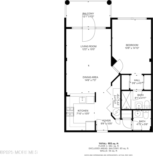 4 Ocean Ave Unit 5, Ocean Grove, NJ 07756 - view of floor plan / room layout