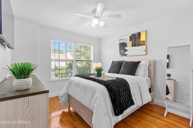 9 Nutmeg Ct, Tinton Falls, NJ 07753 - bedroom featuring light wood-style flooring and ceiling fan