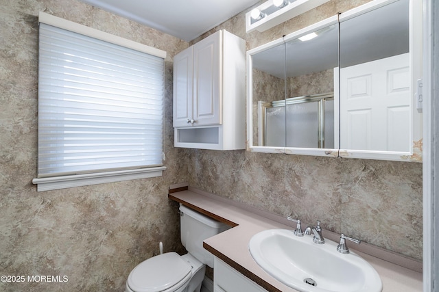 281 Hance Rd, Fair Haven, NJ 07704 - bathroom with a stall shower and vanity