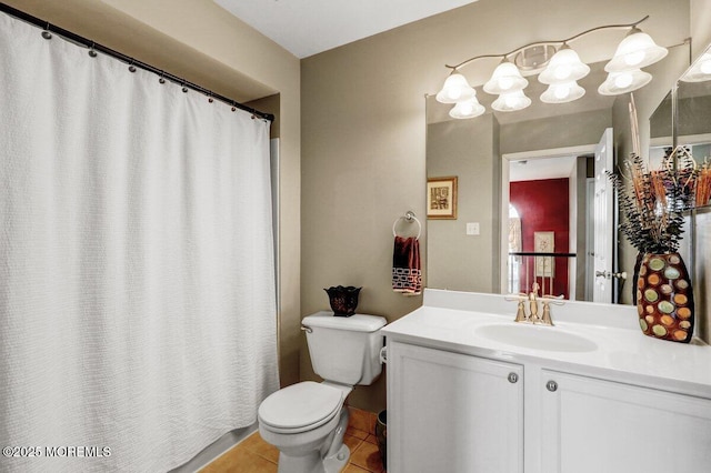 53 Grassmere Ct Unit 1, Freehold, NJ 07728 - bathroom with vanity, tile patterned floors, and a shower with shower curtain