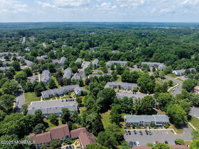 53 Grassmere Ct Unit 1, Freehold, NJ 07728 - aerial view of a heavily wooded area