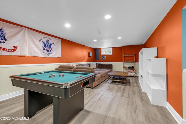 20 Wardell Ave, Rumson, NJ 07760 - recreation room with wood finished floors and recessed lighting
