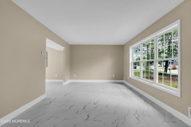 1066 Windlass Dr, Manahawkin, NJ 08050 - spare room featuring light marble finish floors and baseboards