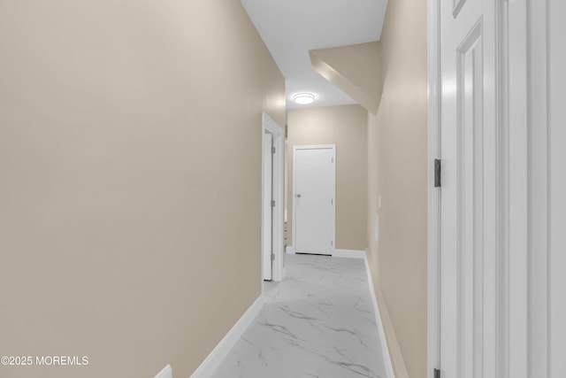 1066 Windlass Dr, Manahawkin, NJ 08050 - corridor featuring light marble finish floors and baseboards