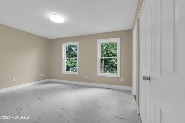 1066 Windlass Dr, Manahawkin, NJ 08050 - spare room featuring baseboards and light marble finish floors