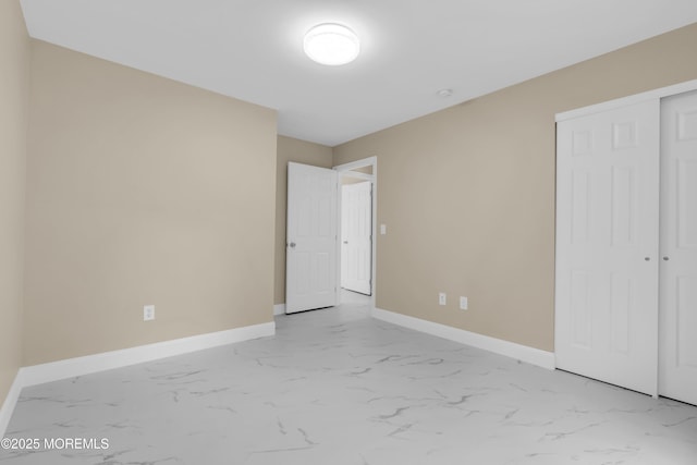 1066 Windlass Dr, Manahawkin, NJ 08050 - unfurnished bedroom featuring marble finish floors and a closet