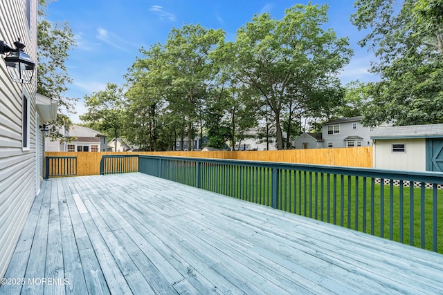 1066 Windlass Dr, Manahawkin, NJ 08050 - wooden deck featuring a fenced backyard