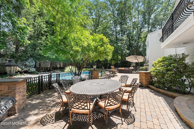 7 Lorraine Ct, East Brunswick, NJ 08816 - view of patio featuring outdoor dining space
