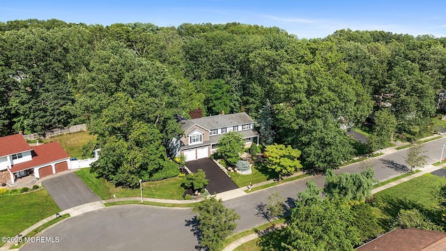 7 Lorraine Ct, East Brunswick, NJ 08816 - aerial view of a heavily wooded area