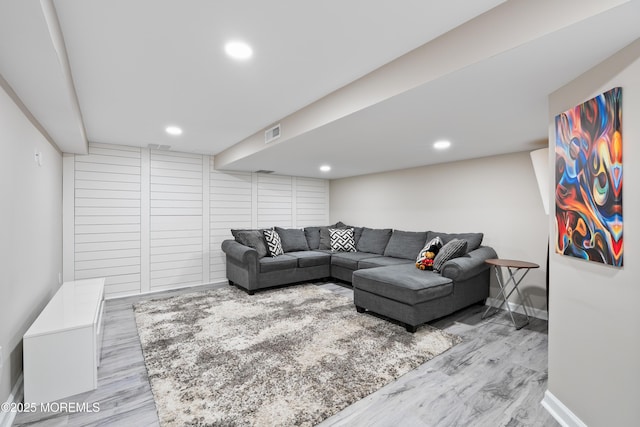 7 Lorraine Ct, East Brunswick, NJ 08816 - living room with wood finished floors and recessed lighting