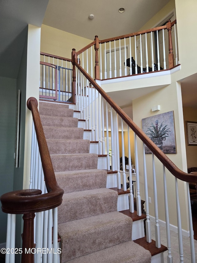 40 David Dr, Barnegat, NJ 08005 - stairs with recessed lighting and baseboards