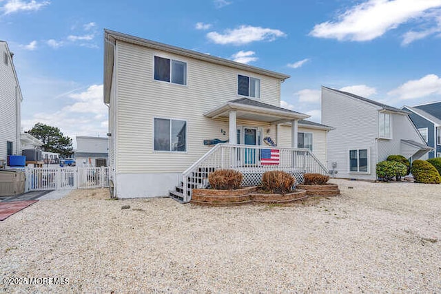 12 Peggy Ln, Beach Haven West, NJ 08050 - traditional home featuring covered porch