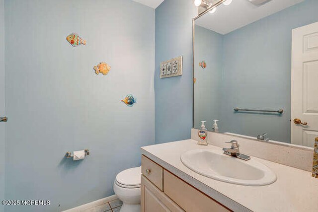12 Peggy Ln, Beach Haven West, NJ 08050 - bathroom with vanity and tile patterned flooring