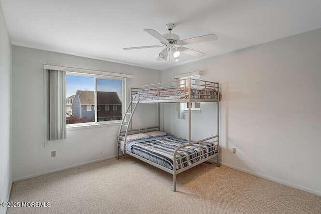 12 Peggy Ln, Beach Haven West, NJ 08050 - bedroom featuring carpet floors and ceiling fan