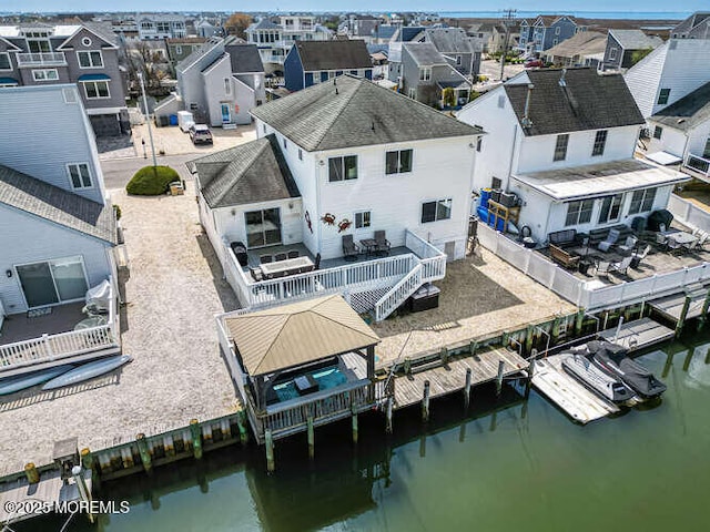12 Peggy Ln, Beach Haven West, NJ 08050 - aerial view of residential area featuring a large body of water