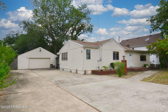 1111 River Ave, Point Pleasant, NJ 08742 - view of property exterior with an outbuilding and a detached garage
