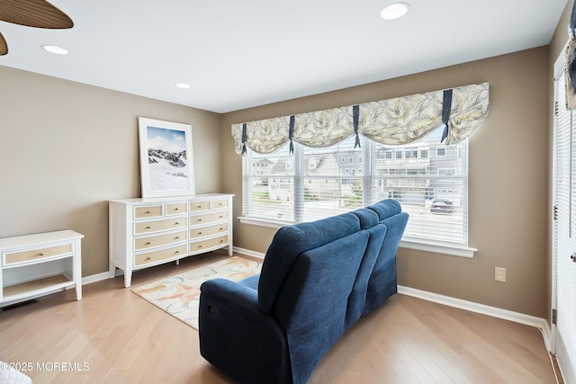 507 Amber St Unit B, Beach Haven, NJ 08008 - sitting room with wood finished floors and recessed lighting