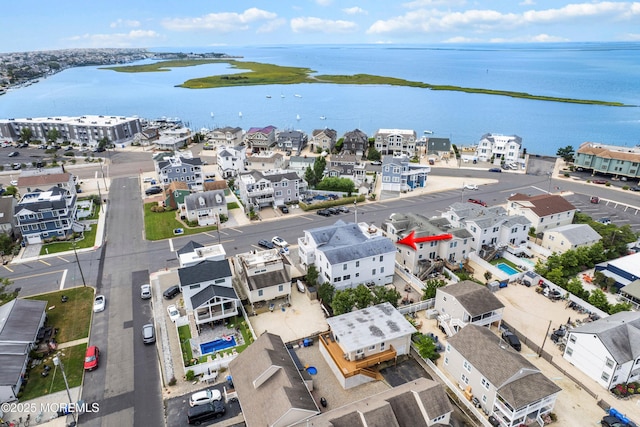 507 Amber St Unit B, Beach Haven, NJ 08008 - aerial perspective of suburban area featuring a nearby body of water