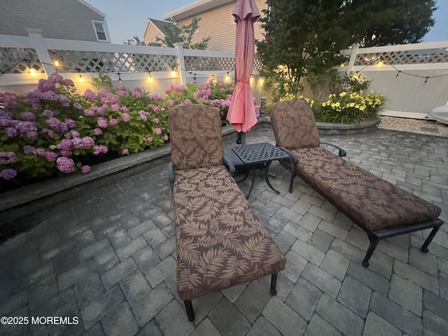 507 Amber St Unit B, Beach Haven, NJ 08008 - fenced backyard with a patio area