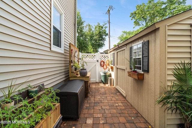529 Smith Dr, Point Pleasant, NJ 08742 - view of patio with a gate