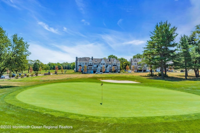 116 Eagle Way, Eatontown, NJ 07724 - view of property's community with a lawn, view of golf course, and a putting green