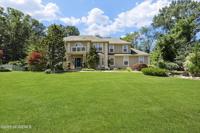 6 Tower Ct, Farmingdale, NJ 07727 - view of front of home featuring stucco siding