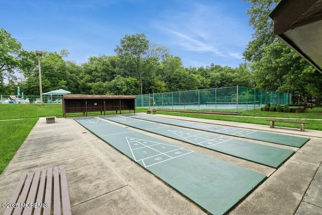 239 Medford Ct Unit B, Manalapan, NJ 07726 - view of home's community with shuffleboard